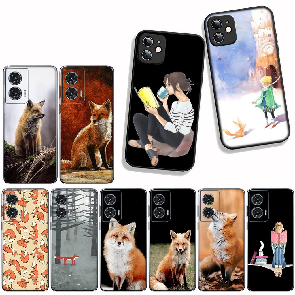 for Samsung Galaxy A07 A13 A12 A23 A42 A50 A51 A52 A53 A70 A71 A72 A21S A04 Note 20 9 8 10 Phone Case Anime fox funny foxs cute