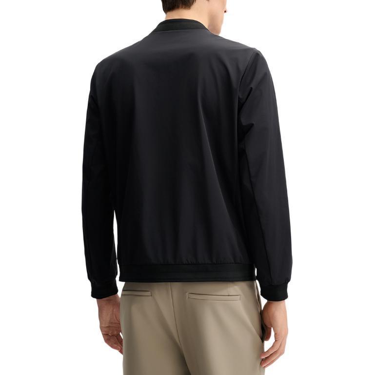 Fila White Fashion Versatile Skin-Friendly Long Sleeve Jacket Men Jacket Black F11M513705F-BK