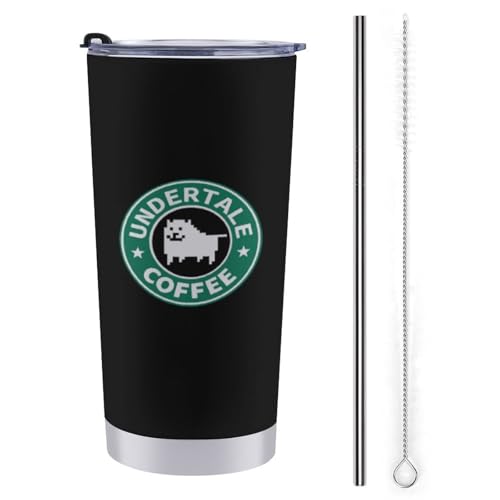

Undertale Annoying Dog Tumbler Mug Coffee Cup Convenience Store Cup Insulated Water Bottle for Direct Drinking, Stainless Steel with Lid, Portable Str
