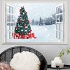Christmas Window 3D Wall Stickers Personality Home Christmas Decoration Stereo Wall Stickers