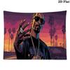 Snoop Dogg Wall Tapestry Aesthetic Wall Hanging Printed Fabric Blanket Decorative Tapestries for Bedroom Living Room Home Decor