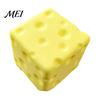 Slow Rising CheeseToys Mini Cheese Cube Squeeze Toy, Anxiety Relief Block Sensory Fake Pinch Toy Rebound for Focus Aid Toys