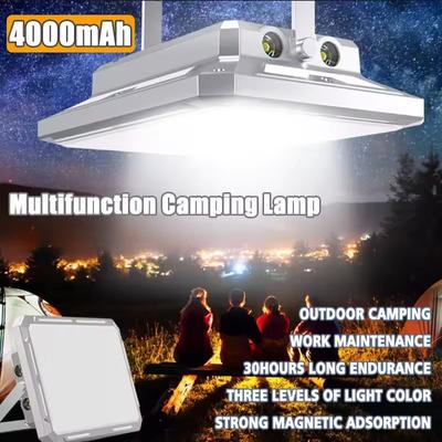 Rechargeable Super Bright Camping Lights Magnetic Torch Portable Work Light Maintenance Lamp Outdoors Super Bright Tent Lantern