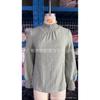 BITCED Bluse e Camicie Casual da Donna alla Moda con Scollo a O e Maniche Lunghe