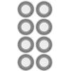 4/8Pcs Induction Cooktop Protector Mat Induction Cooker Gasket Round Silicone Induction Hob Protector Nonslip Mats Kitchen Tool