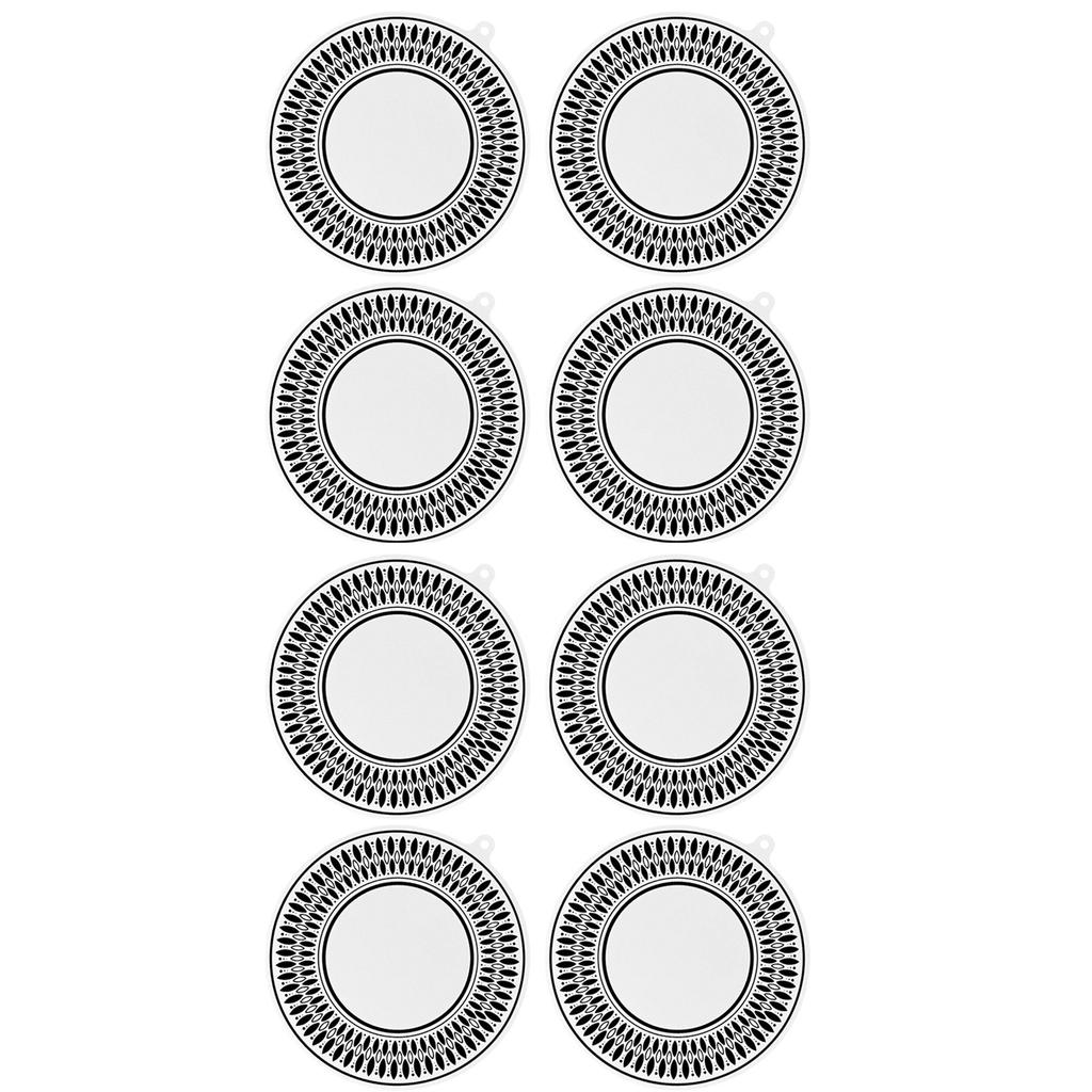 4/8Pcs Induction Cooktop Protector Mat Induction Cooker Gasket Round Silicone Induction Hob Protector Nonslip Mats Kitchen Tool