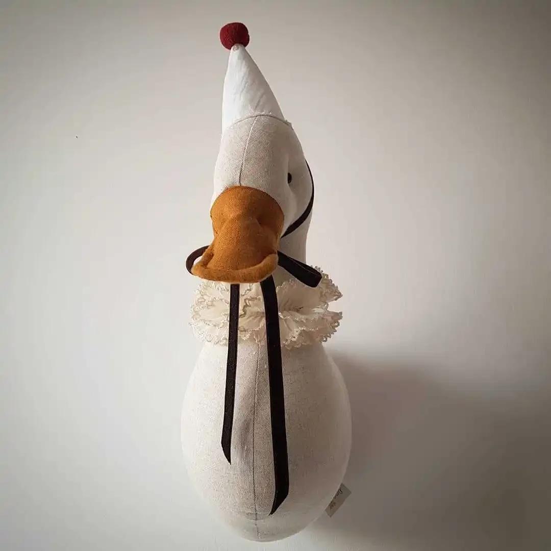 

Plush Duck Animal Head Wall Hanging Mural Wall Mount Decor Girl Kids Room Decoration Bedroom Ornament Children Birthday Gift