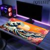 Gaming Mouse Pad Japanese Wave Mouse Pad Extended XXL Mousepad Anti-Slip Base Cool Large Esports Mouse Pad Desk mat for office