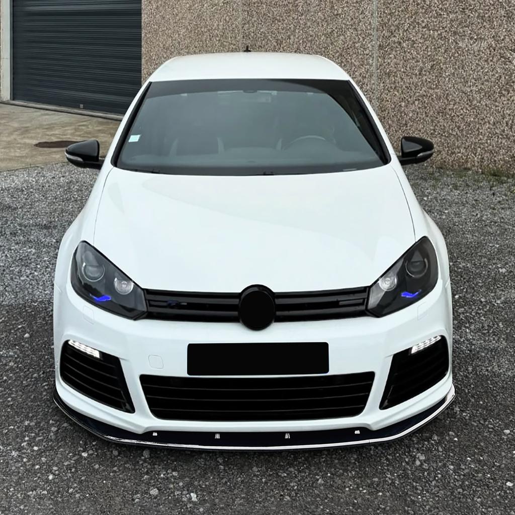 Car Front Bumper Lip Spoiler Diffuser Splitters BodyKit Aprons Cover Guard Trim For Volkswagen Golf 6R Golf MK6 2008-2012