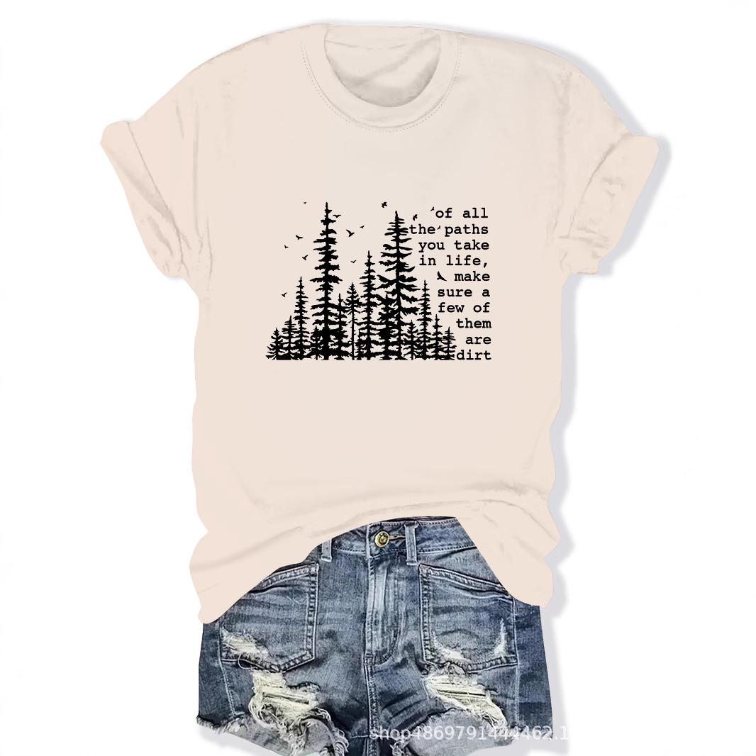 

Международная модная женская футболка с круглым вырезом Double Extra Large