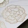 Kreative Rosen-Tischdecke Nordischer Stil Tischdekoration Matte Vergoldeter Home-Untersetzer PVC Rutschfeste Wasserdichte Tischdecke