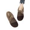 Sapatos de Inverno Estilo Antigo de Pequim Slip-on para Mães - Com Veludo Extra, Antiderrapantes, Quentes