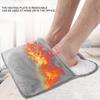 USB Foot Warmer Soft Pad Winter Warm Feet Foot Heating Pad Electric Foot Warmer Heating Pad for Office Gray