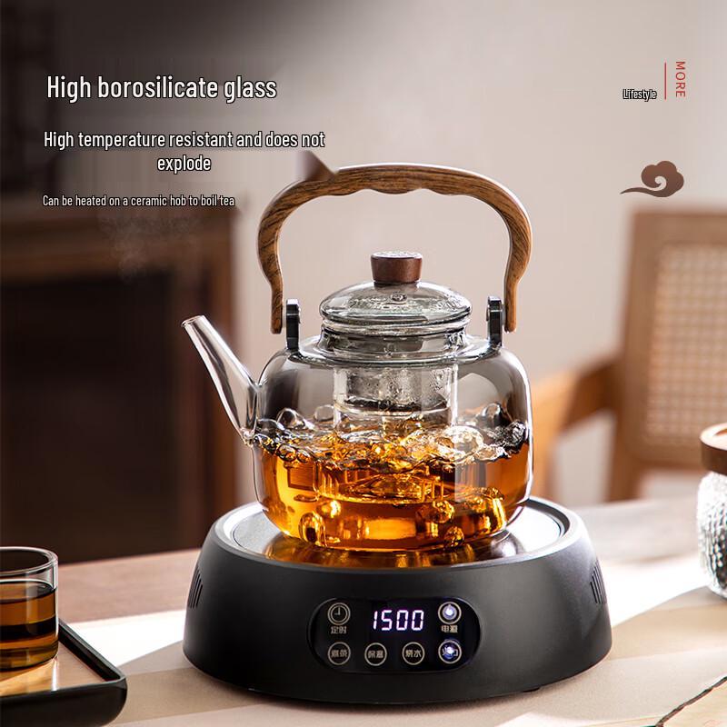 Miyeya Glass Electric Tea Kettle & Stove Set