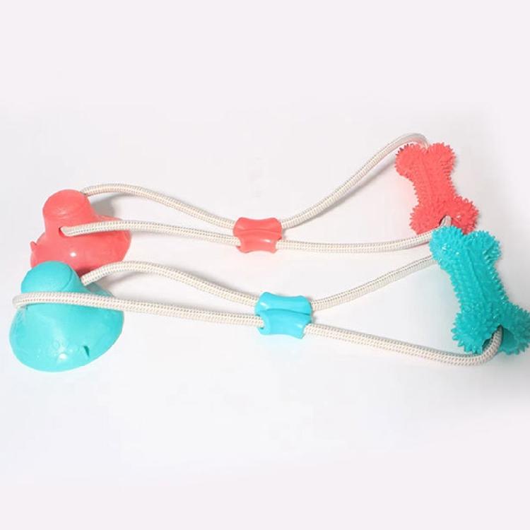 Dog Toy Teething Bone With Stimulating Bells And Easy Gripping Handle for Puppies Training Dog Toy