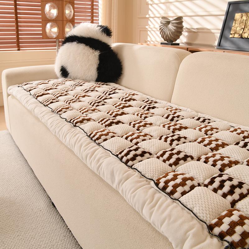 Steamed Bread Sofa Cushion Thickened Autumn And Winter  New Winter Non-Slip Solid Wood Seat Cushion, Leather Sofa Cushion For