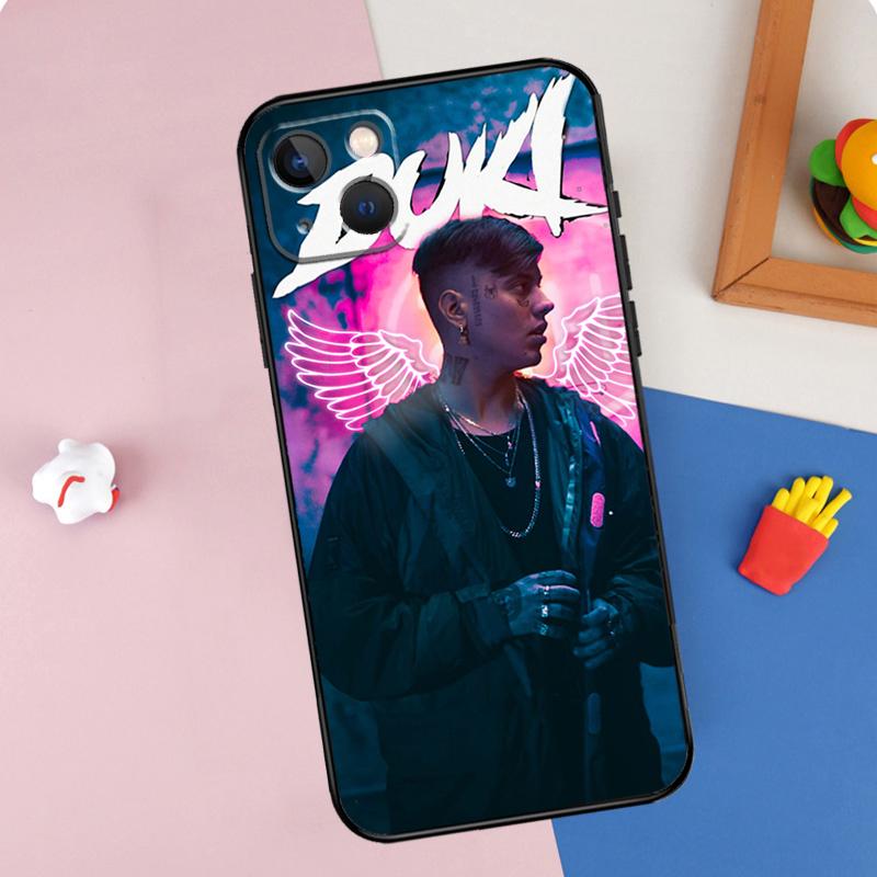 

Duki Rapper Phone Case For iPhone 15 Pro Max 11 12 13 14 16 Pro Max Mini XR 16e 15 16 Plus Cover Shell iPhone 12 Pro