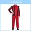 Set Costume Cosplay di Michael Jackson Per Performance Teatrali Anime in Poliestere Rosso