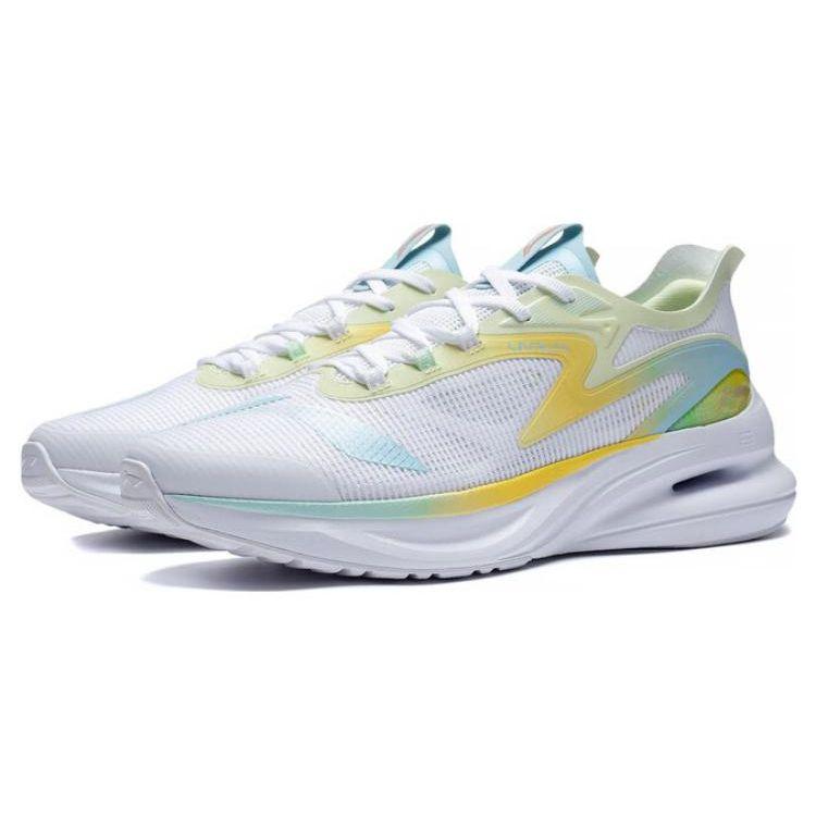 Li Ning Cloud Running Shoes Men Sneakers White Green ARST009-2