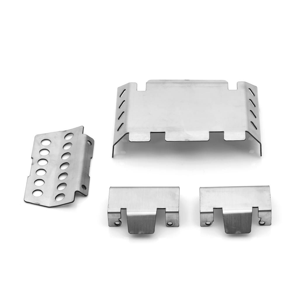 Steel Chassis Armor for FMS FCX10 K5 – 1/10 Scale Underbody Protection (Upgrade Parts)