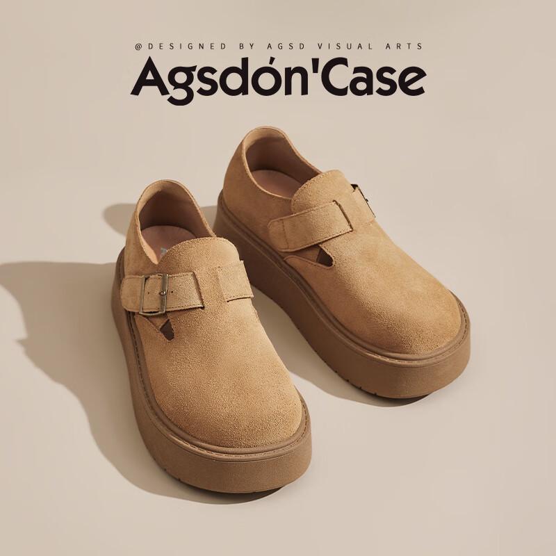 Agsdon Women's Maillard Thick-Soled Slip-On Clogs