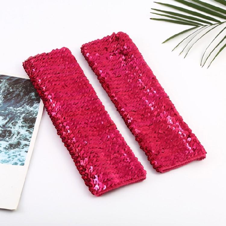 Elegant Glittering Sequins Arm Covers Elastic Arm Sleeves For Carnivals Party And Music Festival Dressingup Props