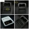 Rear Seat Water Cup Holder Frame Panel Decoration Cover Trim For Honda Accord 2018 -  ABS Matte / Carbon Fiber Accessories