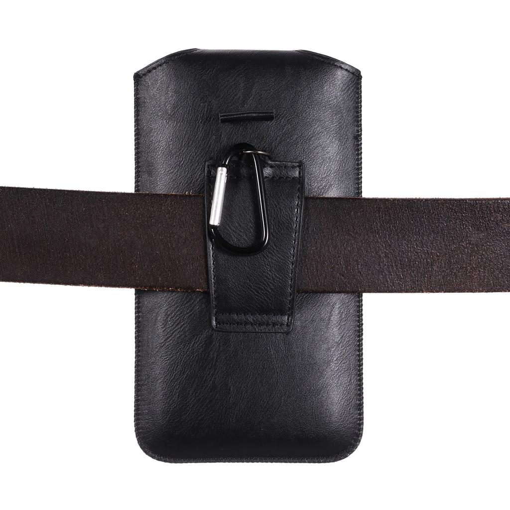 Univerzální kožený pouzdro na opasek s vytahovacím mechanismem Pro iPhone 16 17 15 14 13 12 11 Pro 7 8 Plus XR XS Max Kryt Mobilní telefon Pasová kapsička
