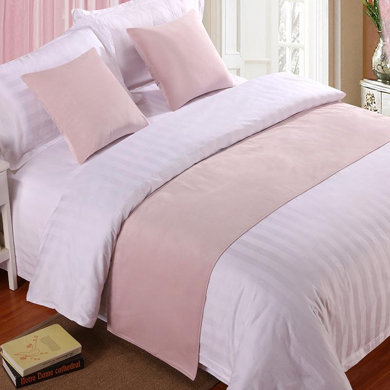 Luxury Velvet Solid Bed Runner Scarf Protector Slipcover Bed Decorative Scarf for Bedroom Hotel Wedding Room Twin/Queen/King