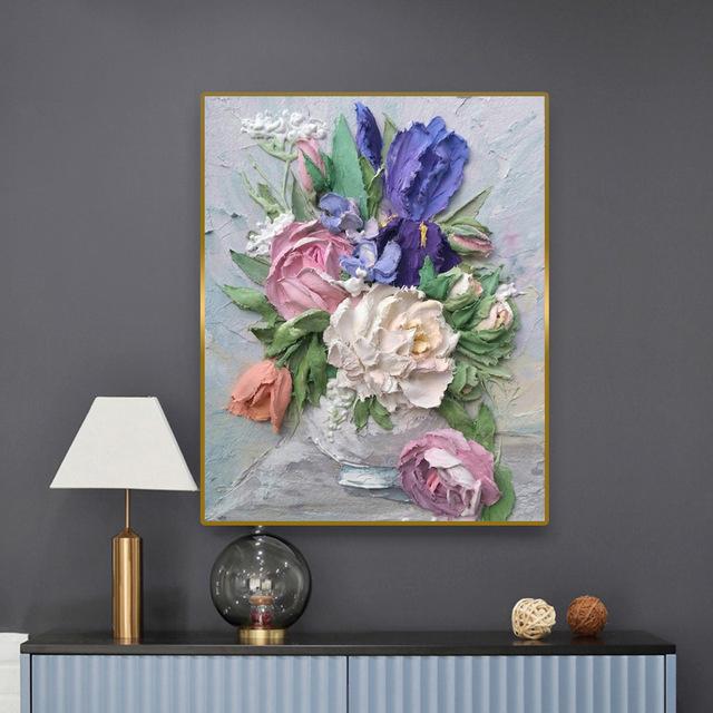 Art Scandinavian Flower Poster Home Decor Canvas Painting Wall Art Posters And Prints Wall Pictures For Living Room Decoration