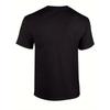 European sizes Plus Size Men'S T-Shirt - Soft, Breathable Black Crew Neck with Psalm 91 Graphic, Ideal for Faith-Based Casual Wear