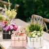 20PCS Flower Paper Gift Bags Bouquet Tote Flower Packaging Box Birthday Small Bouquet Tote Bag Mother's Day Gift Packaging Bag