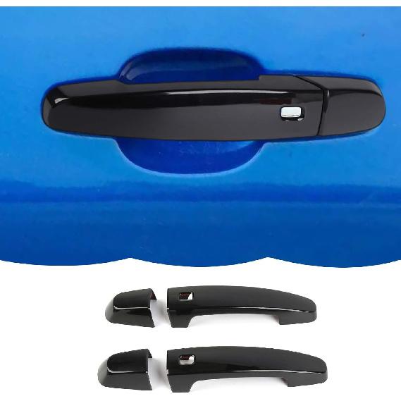 RT-TCZ Carbon Fiber Door Handle Trim Cover Decoration Exterior Accessories for Chevrolet Camaro 2016-2023