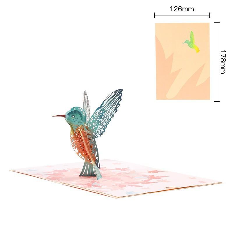 Popular 3D Handmade Christmas Bouquet Greeting Card