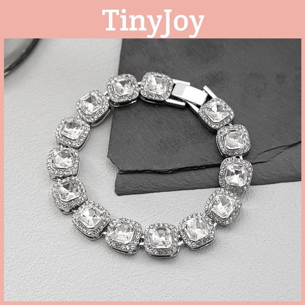 Titanium Minimalist Steel Hand Jewelry Cubic Zirconia Geometric Shape Everyday