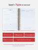 Loose-leaf Practice Paper - 45 Sheets, A5/B5, Grid & Lined, 6-Hole for Student Arithmetic & English Learning Refill