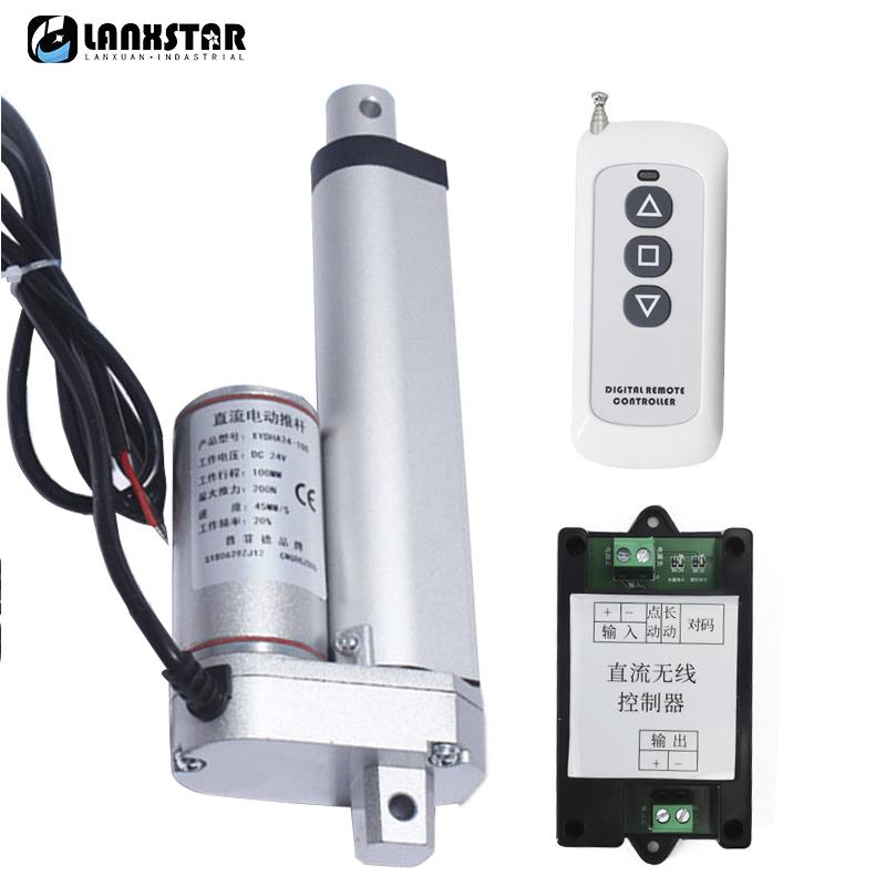 DC 12V/24V elektrisks lineārais izpildmehānisms ar