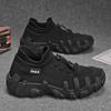 Men's Shoes 2025 New Summer Youth Breathable Fly Mesh Shoes Fashionable Lace-free Platform Height Increase Casual Shoes