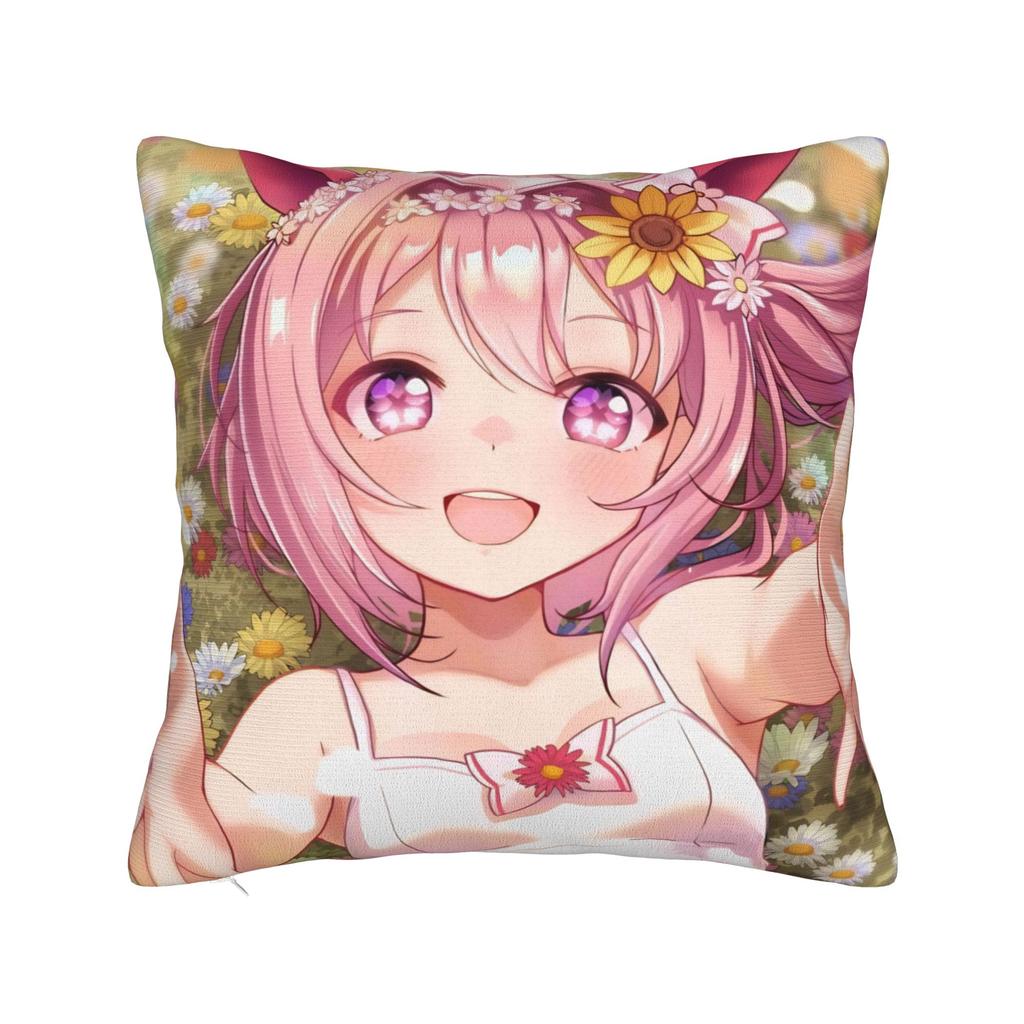 Decorative Pillowcase Umamusume Pretty Derby Anime Accessories Living Room  Throw Pillow Case Cover Square Multi Size