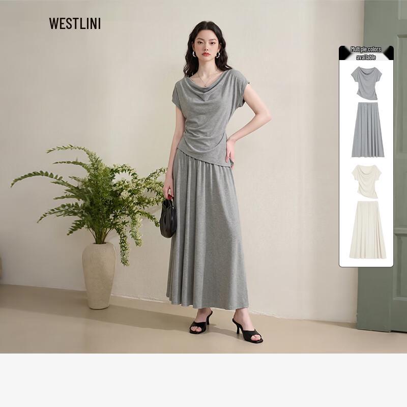 Westlink French Style Short Sleeve T-Shirt Dress M