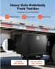 Underbody Truck Tool Box, 914 x 609 x 609 mm Heavy Duty Steel Trailer Storage Box with Lock & Keys, Waterproof Trailer Storage Organizer Under Body