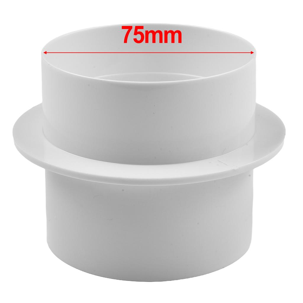 80-200mm Pipe Check Valve Ventilation Pipe Round Check Valve Air Duct Check Exhaust Fan Pipe Accessories