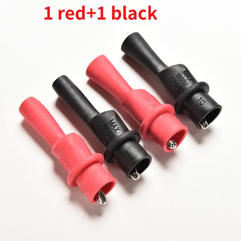 2Pcs/Set Needle Silicone Wire Gold-plate Tip Probe Test Leads Pin Universal Digital Multimeter Tester Lead Probe Wire Pen Cable