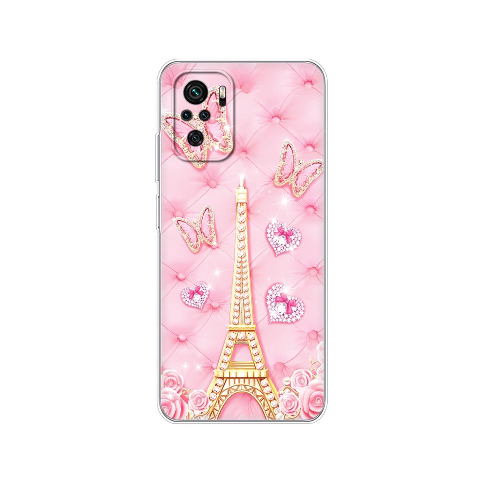 For Xiaomi Redmi Note 10 10S Case 4G 5G Silicon Soft Tpu Back On Redmi Note 10 Pro Global Phone Cover Note10 S Bumper Etui Funda