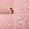 2/3/4/5/6mm Clay Thickness Ruler Acrylic Roller Guide Rail Pottery Teaching Rolling Ruler Clay Depth Guide Pottery Tools