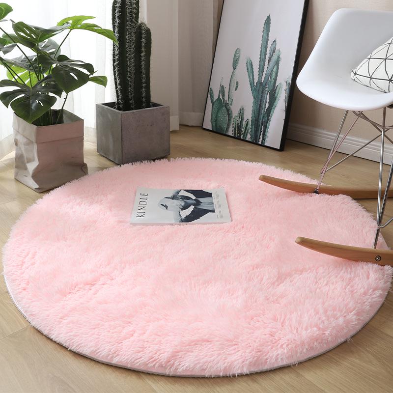 Tie-Dye Rundteppich für Wohnzimmer, Schlafzimmer oder Büroräume