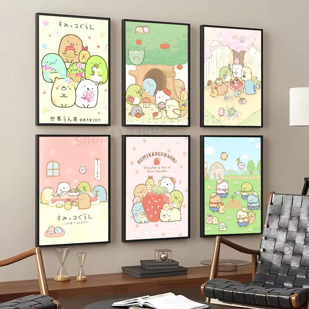 Sumikko Gurashi Poster Poster Art Print Bar Living Room Furniture Decor