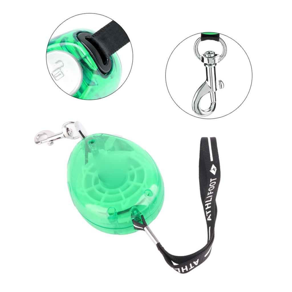 Small and Medium Dog Collar Automatic Retractable Dog Leash Puppy Traction Chain (Green)