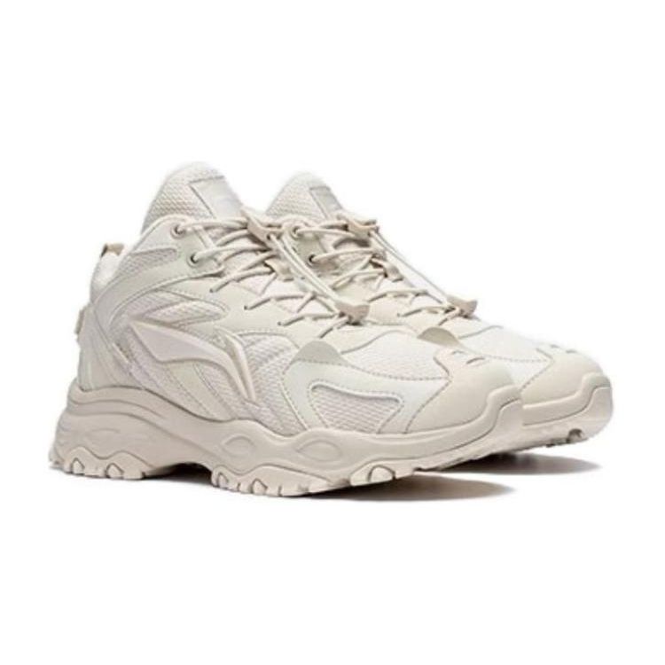 Li Ning Kids Sports Lifestyle Series Low-Top Casual Shoes Kids sneakers Swan-White YKCS210-9