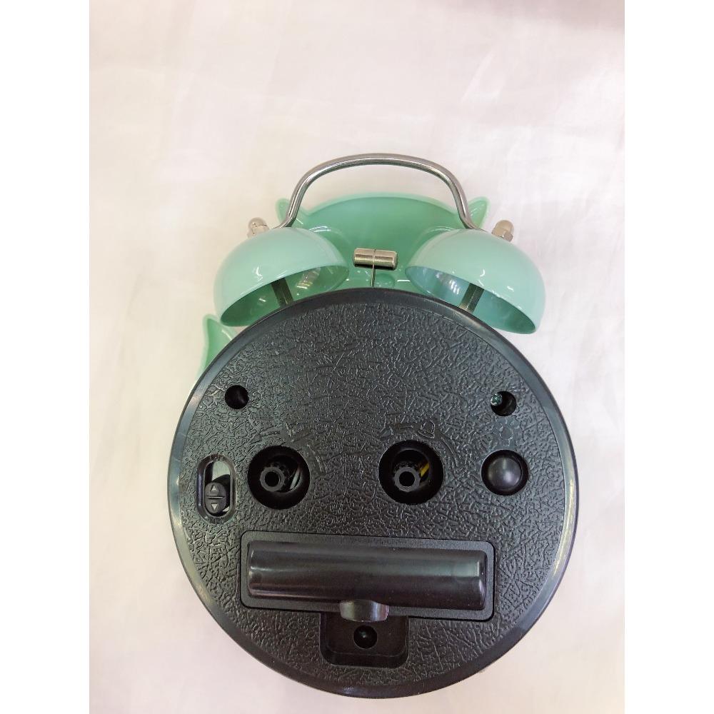 Cute cartoon metal bell ringing clock children's boutique study wake up clock